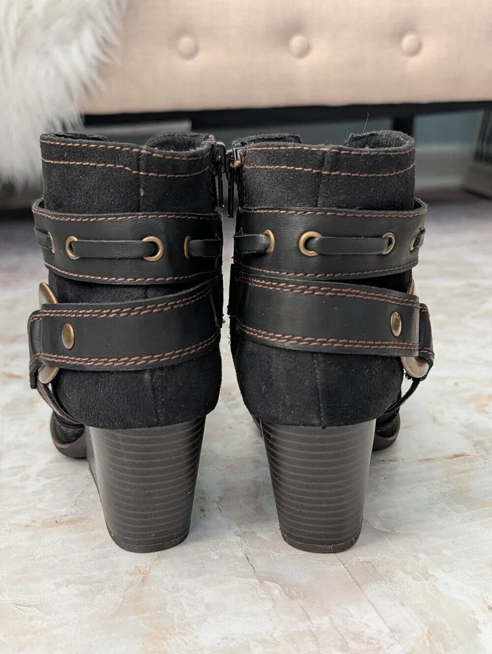 Maurice’s Casey  wedge Ankle boots Size 6